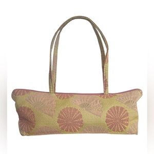 MARUCA - Light, yellow and coral Patterned Handbag